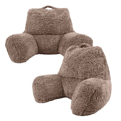 Lot de 2 coussins de Soutien en polaire sherpa Oeko-Tex® - TEDDY ICON