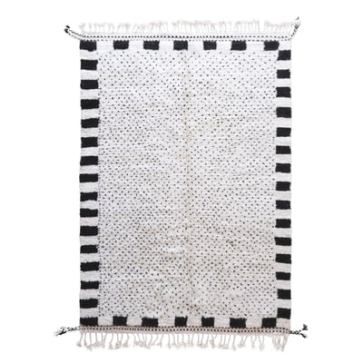 Tapis berbère contemporain aux lignes graphiques en laine 218 x 322 cm AFK LIVING
