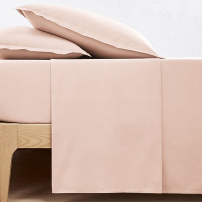 Drap plat uni en percale de coton bio Scenario LA REDOUTE INTERIEURS
