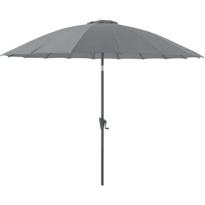 Parasol terrasse en fibre de verre Pagode 300 cm Cendre PROLOISIRS