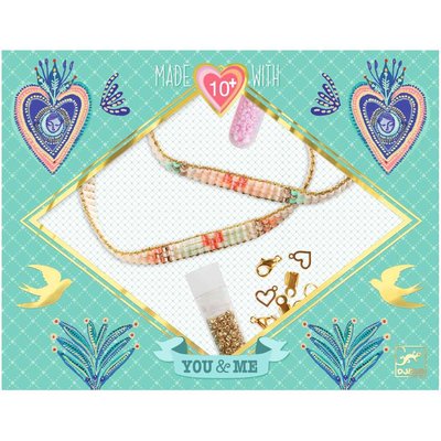 Bijoux duo bracelets Miyuki et Coeurs DJECO