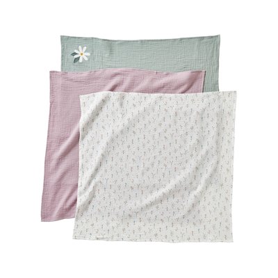 Lot de 3 langes en gaze de coton DOUCE PROVENCE VERTBAUDET