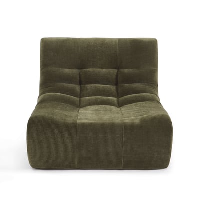 Chauffeuse 1 place en velours JANIS SORELH