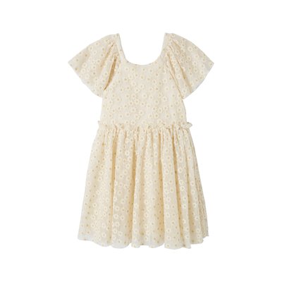 Robe cérémonie en tulle brodé fleurs VERTBAUDET