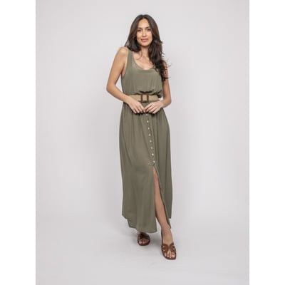 Robe Longue Avec Ceinture Ilanel DONA LISA