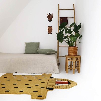 Tapis enfant forme lion LOTTAH NATTIOT