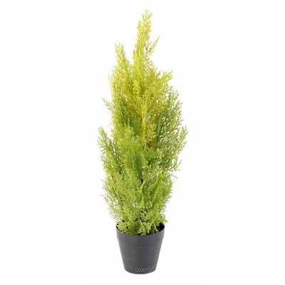Cyprès artificiel en pot anti-UV pour ext ARTIFICIELLES