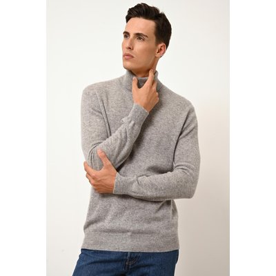 Pull Col Roulé Nuage Chiné Connor JUST CASHMERE