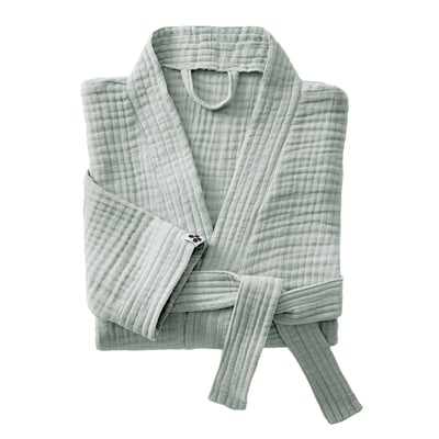 Peignoir kimono mixte Gaia en gaze de coton EDEN
