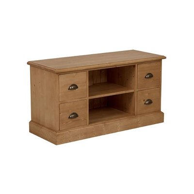 Meuble tv/hifi 4 tiroirs - NATURAL INTERIOR'S