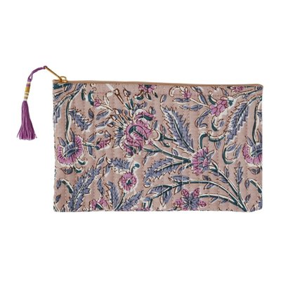 Pochette coton matelassé imprimé floral MADAM STOLTZ