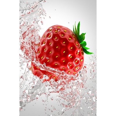 Tableau fraise et goutte d'eau HEXOA