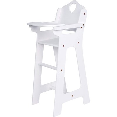 Chaise haute coeur blanche SMALL FOOT COMPANY
