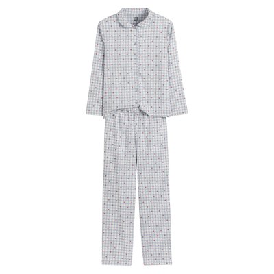 Pyjama forme grand-père imprimé carreaux et coeurs LA REDOUTE COLLECTIONS