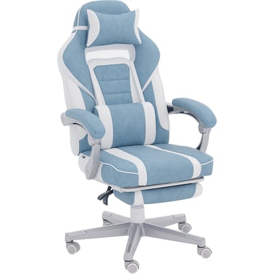 Fauteuil gaming Polyuréthane Bleu HOMCOM