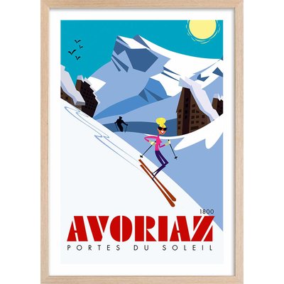 Poster de avoriaz 1800 porte du soleil HEXOA