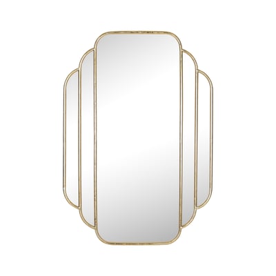 Miroir métal art déco 60x85cm EMDE