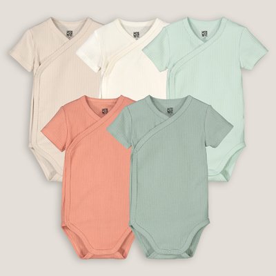 Lot de 5 bodies manches courtes LA REDOUTE COLLECTIONS