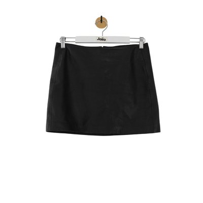 Mini jupe en cuir - Très Bon État SEZANE