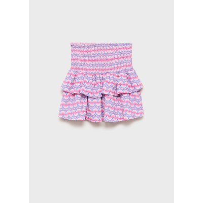 Jupe imprimée volants MANGO KIDS