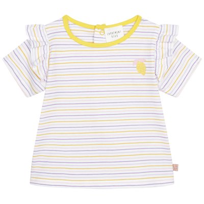 T-shirt rayé avec volants CARREMENT BEAU