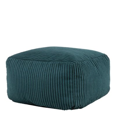 Repose-pieds carré velours côtelé Oeko-Tex® - AMARA ICON