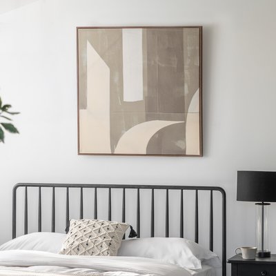 80x80cm Concreta Abstract Framed Canvas SO'HOME