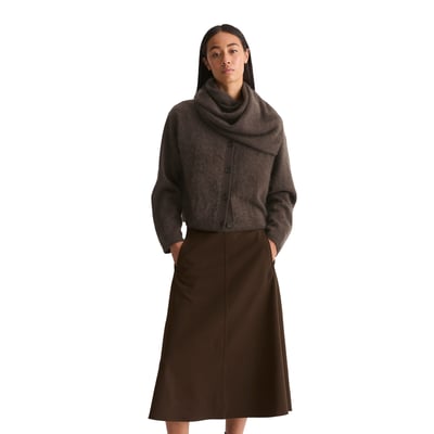 Cardigan court et douillet en pure laine mérinos MARC O'POLO