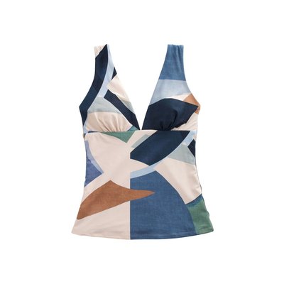Tankini gainant pigeonnant coupe classique NEXT