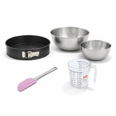 Set de 5 ustensiles de pâtisserie moule à manqué bol à mixer ZENKER