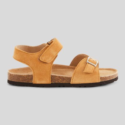 Sandales à brides en cuir MONOPRIX
