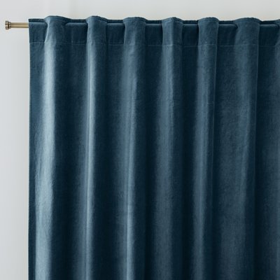 Rideau occultant, en velours, finition pattes cachées, VELVET LA REDOUTE INTERIEURS