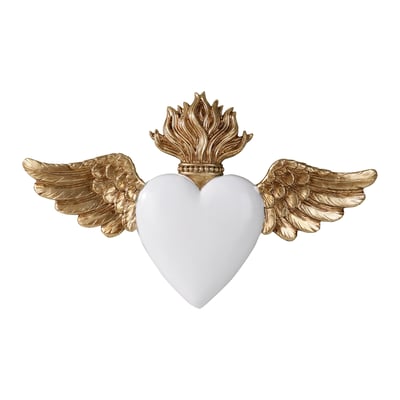 Déco murale ex-voto ailes 16x10cm EMDE