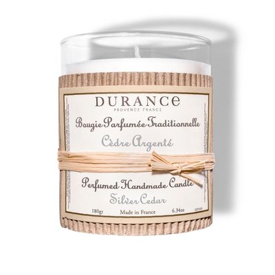 Bougie parfumée CÈDRE ARGENTÉ DURANCE