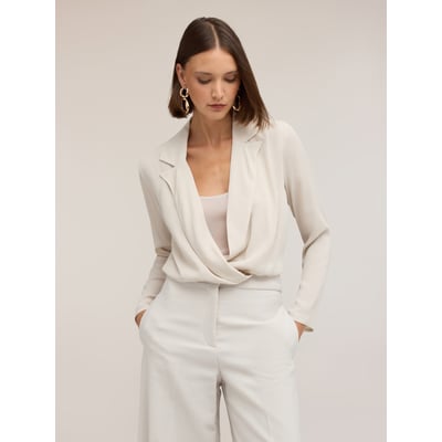 Chemise body avec décolleté croisé MOTIVI