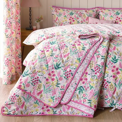 Tilly Floral Fully Reversible Bedspread CATHERINE LANSFIELD
