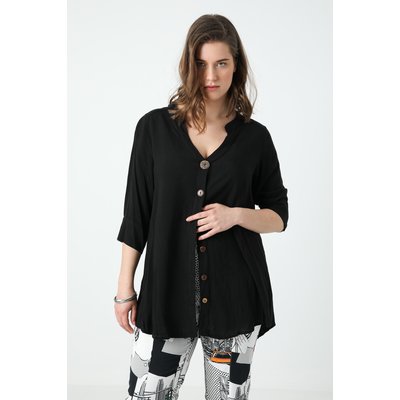 Chemise en viscose bouton bois JEAN-MARC PHILIPPE