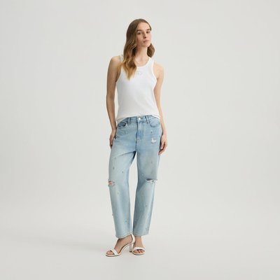 Jean jambe droite avec strass LIU JO