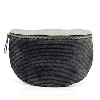 Sac banane en cuir nubuck et irisé italien LOUNA VELOURS OH MY BAG