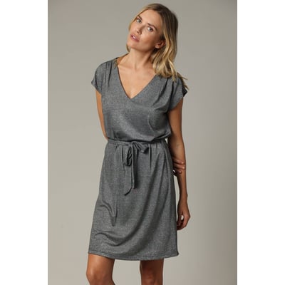 Robe en jersey fil textile avec ceinture intégrée AHELYA DEELUXE