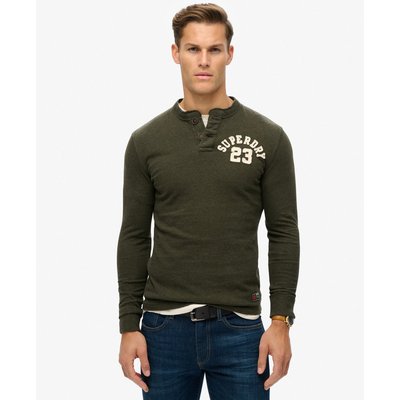 Haut à col tunisien et manches longues Vintage Athletic SUPERDRY
