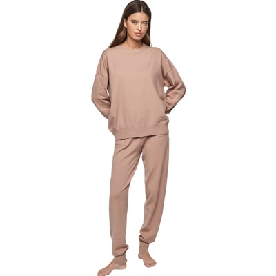 Tenue détente pyjama pantalon top col rond P108 MINIMAL PREMIUM SELMARK