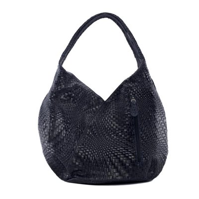 Sac à main en cuir embossé tressage MANDALAY OH MY BAG