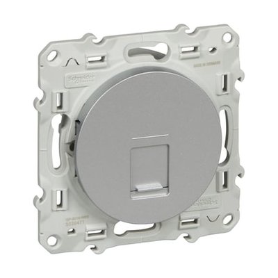 Prise Rj45 Cat5 Utp Odace Aluminium SCHNEIDER ELECTRIC
