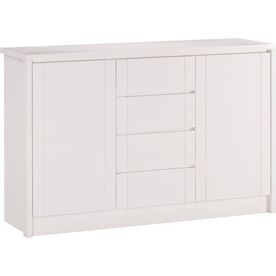 Commode blanche en hêtre Timo d'Olivia Living RECOLLECTION