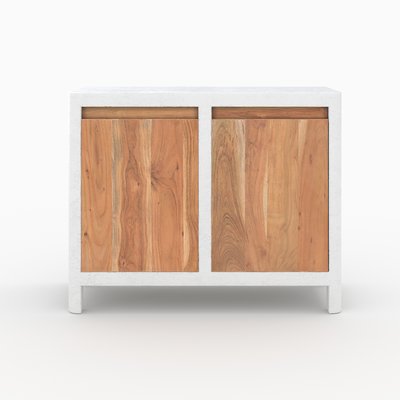 Petit buffet en béton d'acacia - TIERRA RENDEZ-VOUS DÉCO
