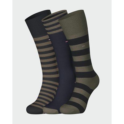 Lot de 3 chaussettes hautes rayées EDEN PARK