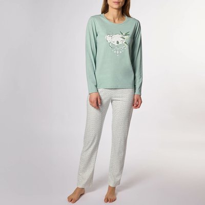 Pyjama Tolteques mit langen Ärmeln, Baumwolle DODO