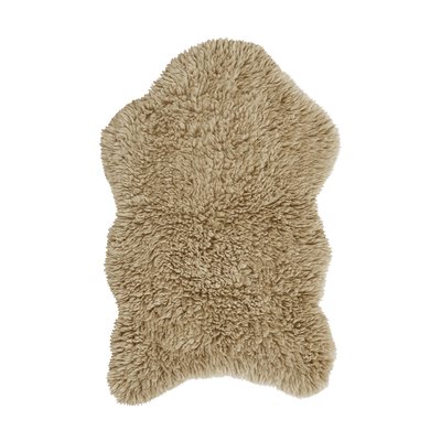 Tapis en laine Woolly - Mouton Beige LORENA CANALS