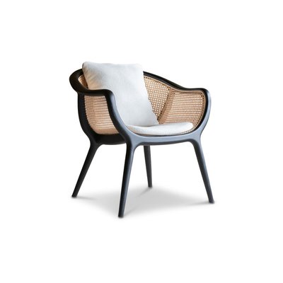 Fauteuil en frêne massif et osier NOCTA PRODUIT INTERIEUR BRUT